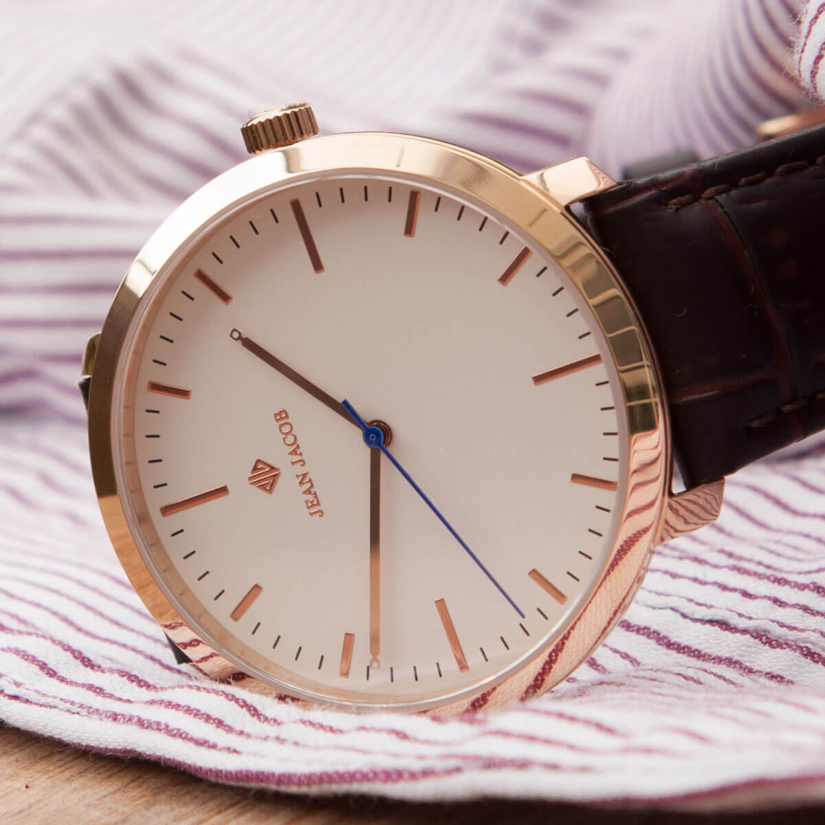 Classic Zürich Rose Gold Watch, 40mm Unisex Watch JEAN JACOB